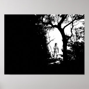 Póster Werewolf en Poster forestal