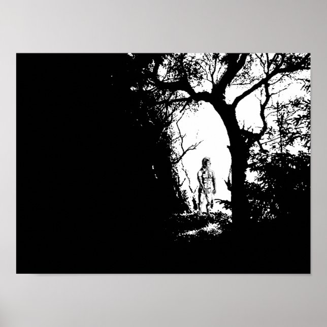 Póster Werewolf en Poster forestal (Frente)