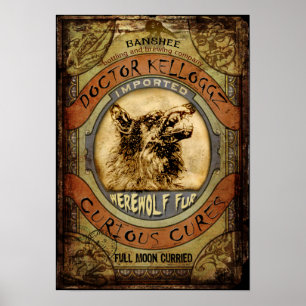 Póster Werewolf Fur