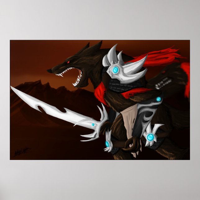 Póster Werewolf Warriors Poster (Frente)