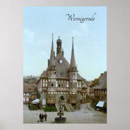 Póster Wernigerode, Alemania (c. 1900)