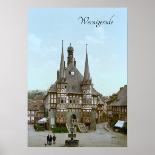 Póster Wernigerode, Alemania (c. 1900)