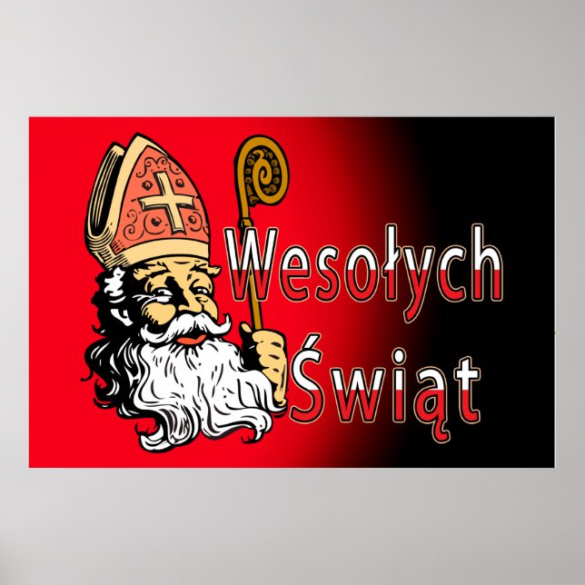 Póster Wesolych Swiat St. Nicholas (Frente)