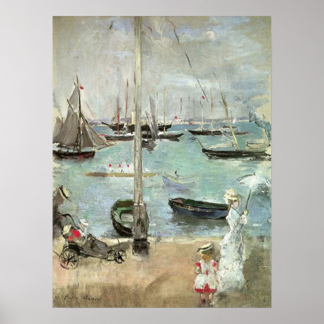 Póster West Cowes, Isla de Wight de Berthe Morisot (Frente)