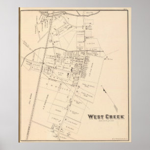 Póster West Creek, Nueva Jersey