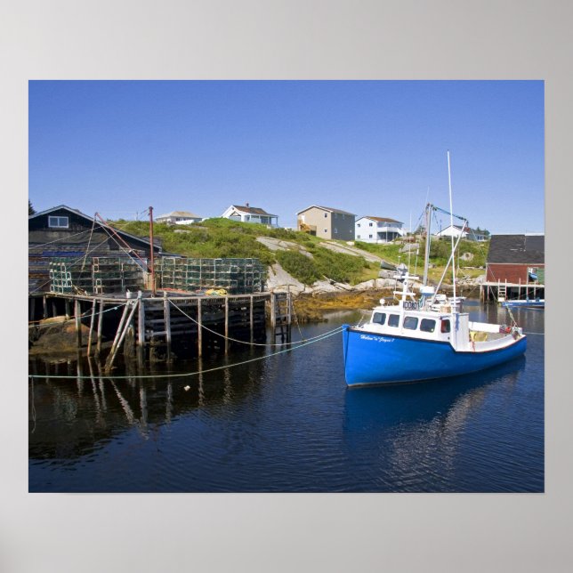 Póster West Dover, Nueva Escocia, Canadá. (Frente)
