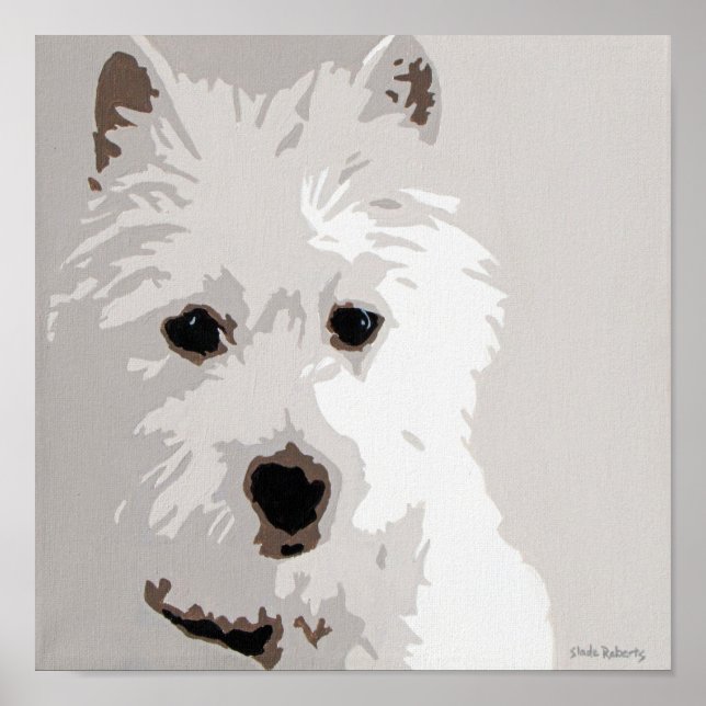 Póster West Highland Terrier (Frente)