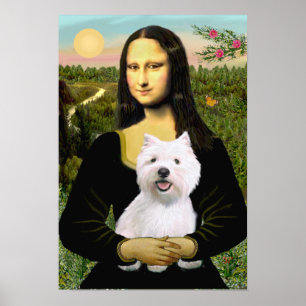 Póster West Highland Terrier 2 - Moan Lisa