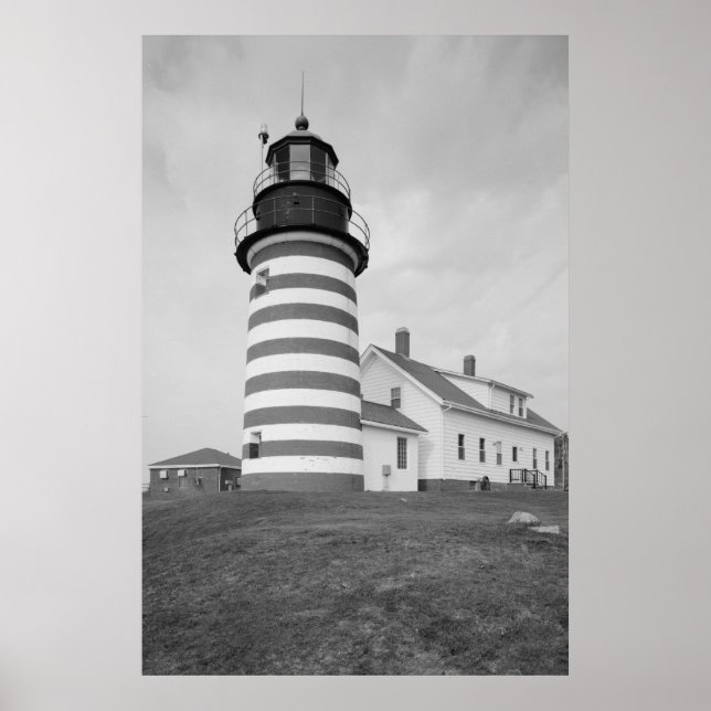 Póster West Quoddy Head Light Station (Frente)