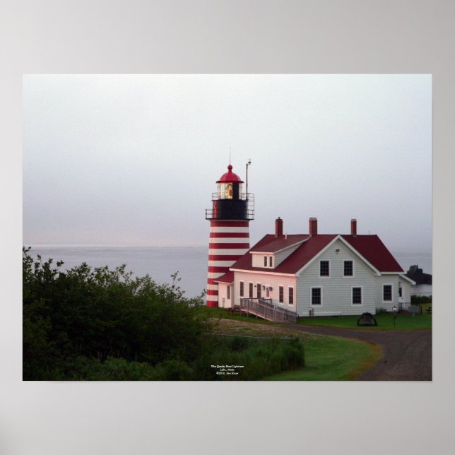 Póster West Quoddy Head Lighthouse Poster (Frente)