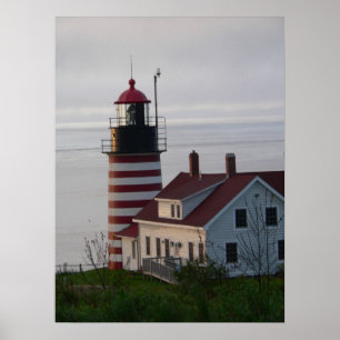 Póster West Quoddy Head Lighthouse Poster