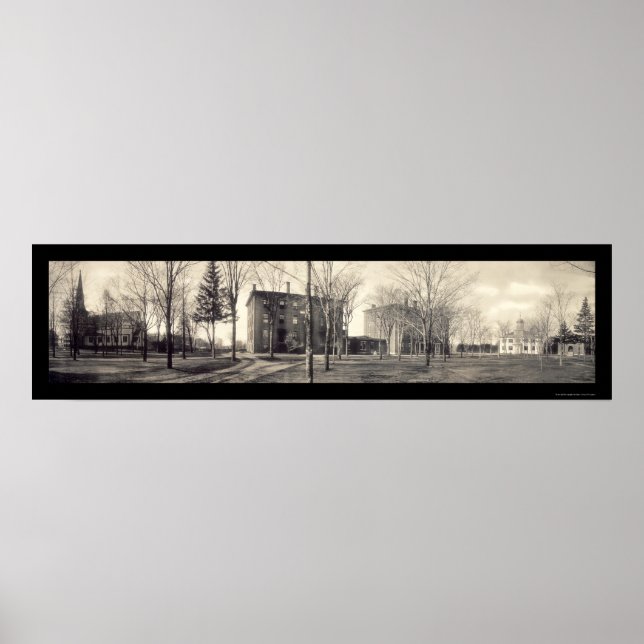 Póster Westbrook Seminary Maine foto 1906 (Frente)