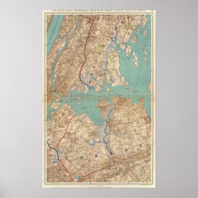 Póster Westchester y Queens (Frente)