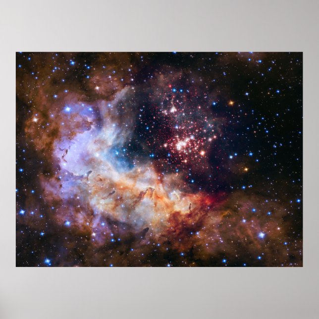 Póster Westerlund 2 — Telescopio Espacial Hubble (Frente)