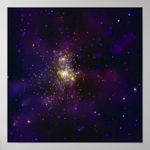 Póster Westerlund 2, un cúmulo de estrellas joven