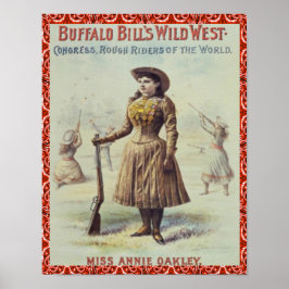 Póster Western Annie Oakley