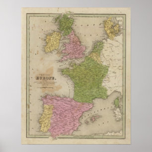 Póster Western Europe