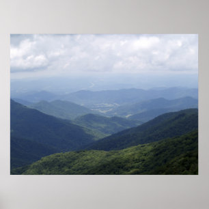 Póster Western NC Mountains