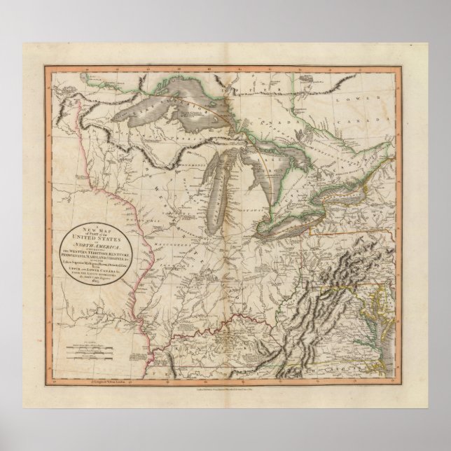 Póster Western Terr, Kentucky, Pennsylvania, etc. (Frente)