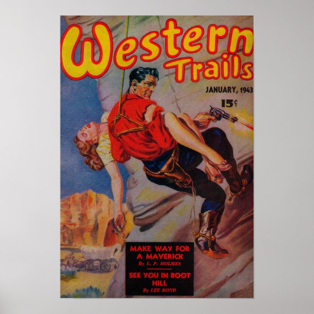 Póster Western Trails Magazine Cover 3 (Frente)