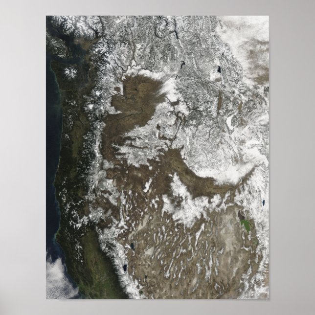 Póster Western United States (Frente)