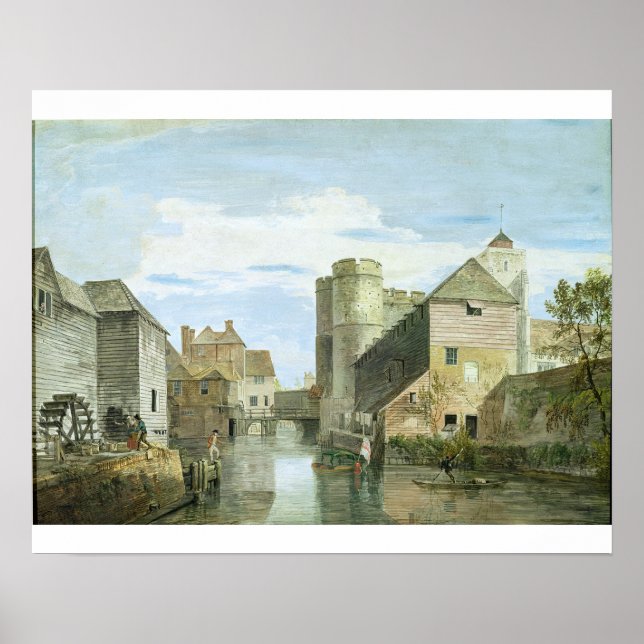 Póster Westgate, Canterbury (color de cuerpo en papel) (Frente)