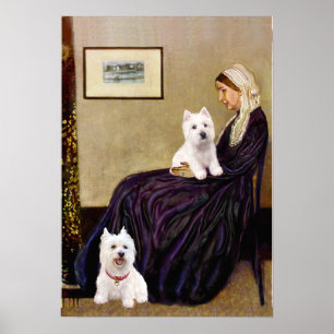 Póster Westies 3 y 11 - Madres silvestres