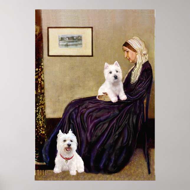 Póster Westies 3 y 11 - Madres silvestres (Frente)