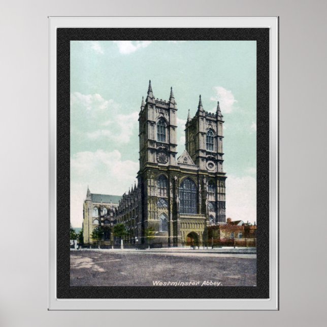 Póster Westminster Abbey 1900's (Frente)