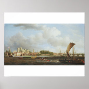 Póster Westminster de Lambeth, con el barg ceremonial