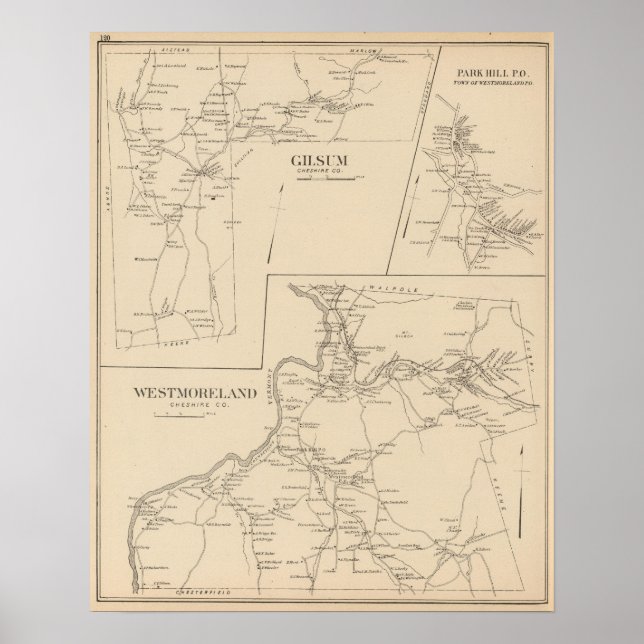 Póster Westmoreland, Gilsum (Frente)