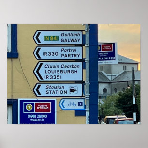Póster Westport County Mayo Ireland Europe