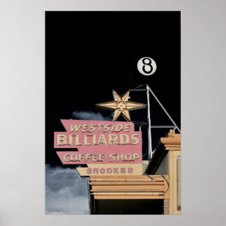 Póster Westside Billiards
