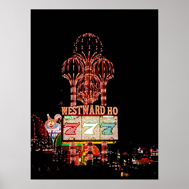 Póster Westward Ho Las Vegas Marquee Poster (Frente)