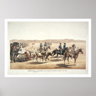 Póster Westward the Star of Empire Takes Its Way