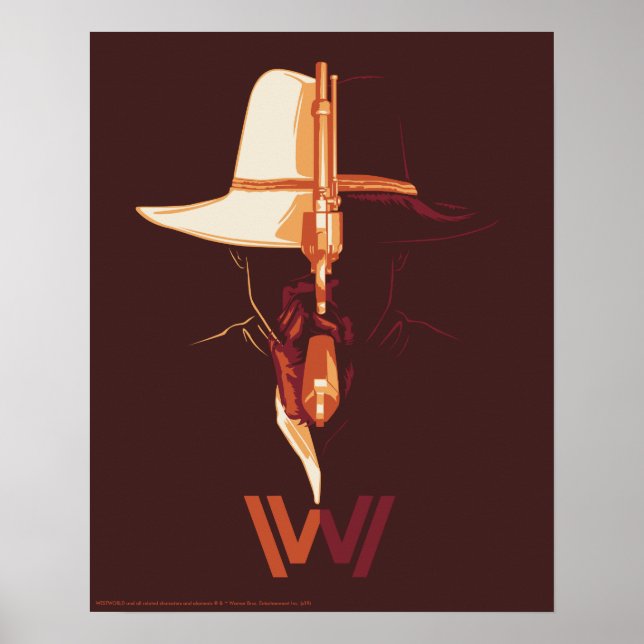 Póster Westworld | Gráfico dividido de Gorra negro Gorra  (Frente)