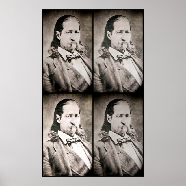 Póster WET PLATE 4 frame WILD BILL HICKOK (Frente)