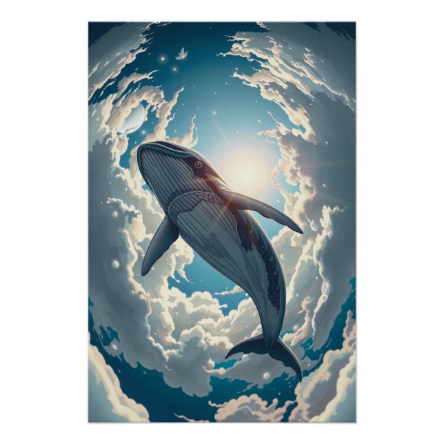 Póster Whale of the Celestial Tides (Anverso)