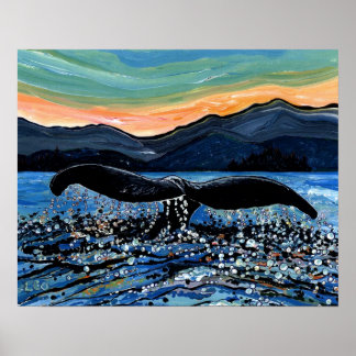 Póster Whale Tail