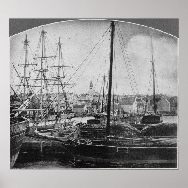 Póster Whaling Port, New Bedford (Frente)