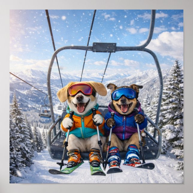 Póster "What a View!" (Frente)