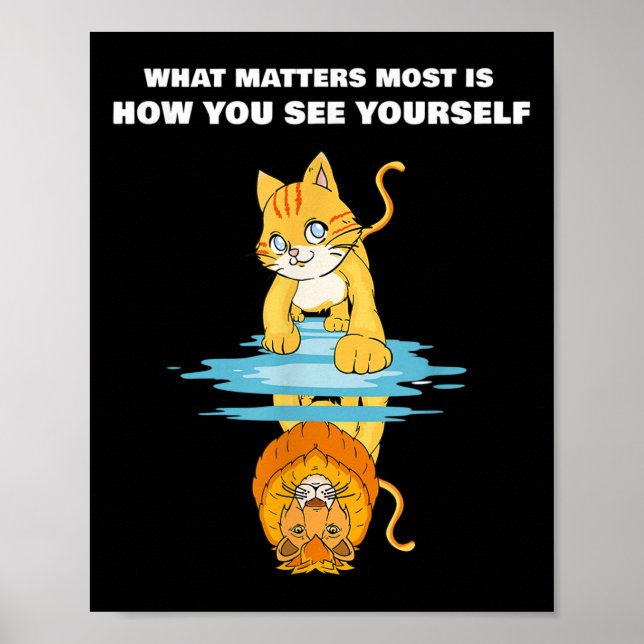 Póster What S Most Is How You See Yourself Motivational L (Frente)