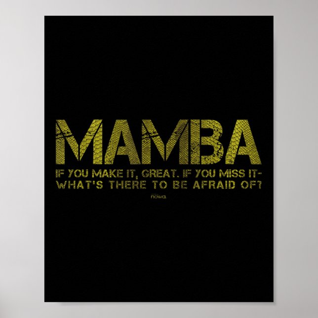 Póster What's There To Be Afraid Of_ Basketball Court Mot (Frente)