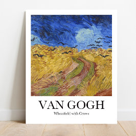 Póster Wheatfield con cuervos por Vincent van Gogh
