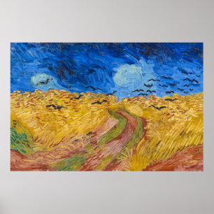 Póster Wheatfield con cuervos por Vincent van Gogh