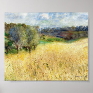Póster Wheatfield - Pierre-Auguste Renoir