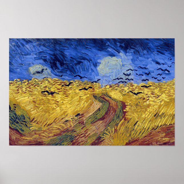 Póster Wheatfield with Crows | Van Gogh | (Frente)