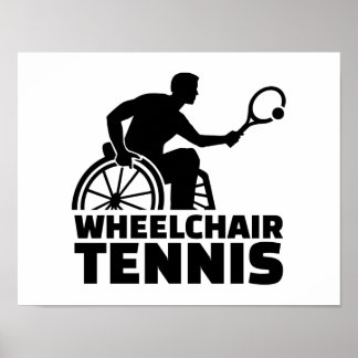 Póster Wheelchair tennis