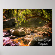 Wheeler Gorge, California - Poster