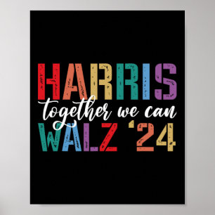 Póster Wheimer 2024 Juntos Podemos Retro Hombres Patrióti